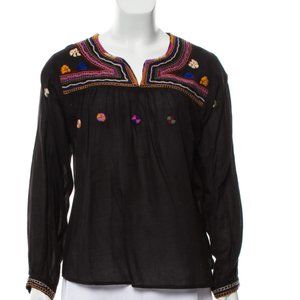 NWT MATTA Embroidered Blouse